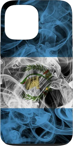 Vista 24 de Funda para iPhone 17 con diseño de bandera de Guatemala con estética ahumada