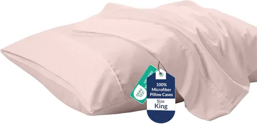 Vista 47 de Royale Linens Juego de 2 fundas de almohada Queen – Fundas de almohada de cama – 20 x 30 pulgadas – Fundas de almohada negras – 1800 microfibra