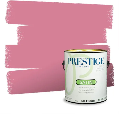 Vista 399 de Prestige Paints Pintura exterior e imprimación en uno, 1 galón, plano, coincidencia comparable de Valspar* Amber Rose*