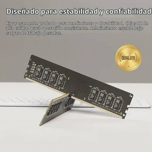 Vista 4 de Timetec Hynix IC DDR4 3200MHz PC4-25600 CL16 1.35V sin búfer no ECC diseñado para juegos y de alto rendimiento compatible con AMD e Intel Desktop