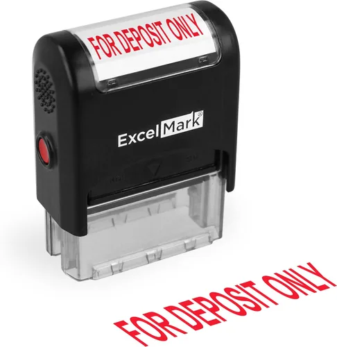 Vista 12 de ExcelMark Sello de goma autoentintado confidencial - Tinta roja