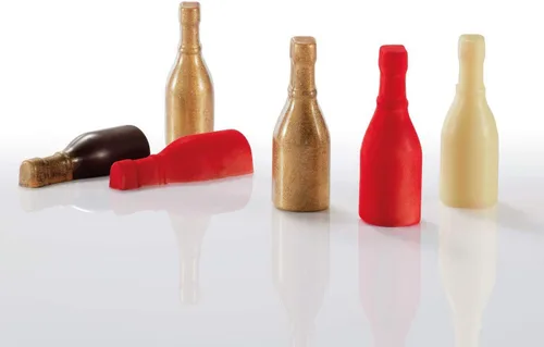 Vista 2 de Martellato MA3011 Molde de chocolate con 18 cavidades de media botella de vino
