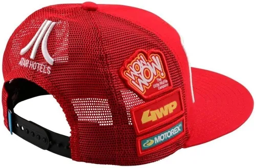 Vista 4 de GasGas TLD Team Flat Cap Red