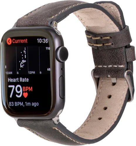Vista 10 de HARDISTON Correas de reloj compatibles con Apple de 1.496 in, 1.575 in, 1.614 in, 1.654 in, 1.732 in, 1.772 in, 1.772 in, para hombres y mujeres