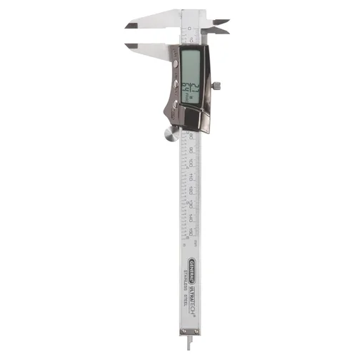 Vista 2 de General Tools Calibrador digital #147 - Herramienta de medición de precisión de 6 pulgadas - Regla de acero inoxidable
