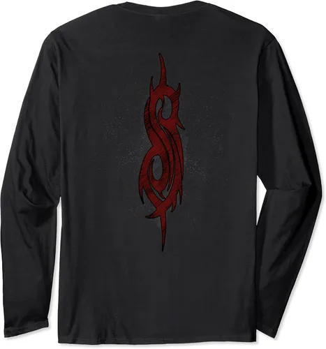 Vista 2 de Slipknot Sketch Star manga larga Jaspeado oscuro