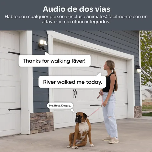 Vista 12 de WYZE Floodlight Camera Pro, Elección de los Editores de PCMag 3000-lúmenes LED, cámara de seguridad exterior HD 2.5K, vista ancha de 180°, visión