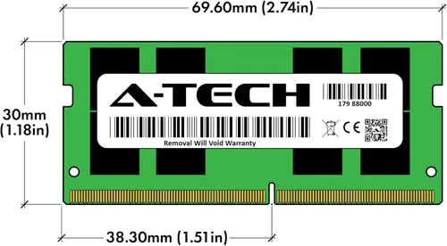 Vista 3 de A-Tech 8 GB de RAM para Lenovo IDEAPAD S145-15AST (1 x 8 GB) DDR4 2400 MHz SODIMM PC4-19200 260-Pin Non-ECC Unbuffered Laptop Módulo