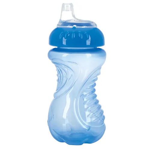 Vista 2 de Nuby - Taza de entrenamiento de 2 piezas, sin derrames y de fácil agarre, 300 ml (10 oz. liq.)