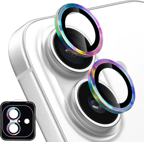 Vista 51 de Compatible con iPhone 13 Pro para iPhone 13 Pro Max, protector de lente de cámara antiarañazos, vidrio templado 9H, protector de cámara de metal a