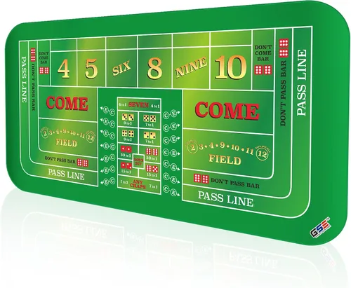 Vista 9 de GSE Games & Sports Expert Casino Texas Hold'em - Tapete de mesa con respaldo de goma antideslizante para fiestas familiares y amigos, noche de casino