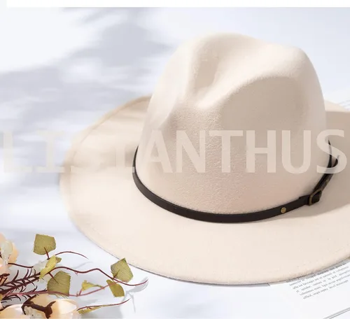 Vista 89 de Lisianthus - Sombrero con cinta con hebilla de ajuste, para mujer, modelo Fedora