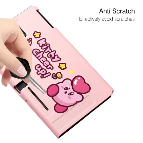 Vista 2 de PERFECTSIGHT Cute Protective Case for Nintendo Switch Kawaii Soft TPU Slim Cover Cartoon Hard Shell Dockable Case for NS Console and Joy-Con