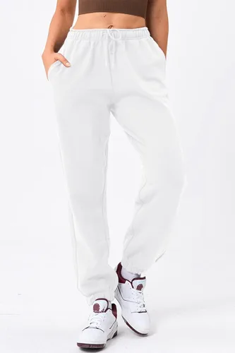 Vista 3 de AUTOMET Pantalones deportivos holgados de forro polar para mujer