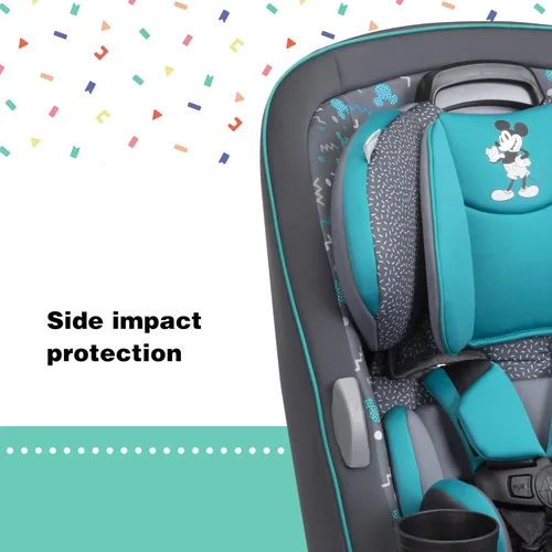 Vista 8 de Asiento de coche convertible Disney Grow and Go, orientado hacia atrás de 2.3-18 kg, orientado hacia adelante de 14-29 kg, refuerzo de 18-45 kg, se