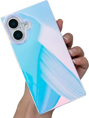 Vista 46 de Elegante Funda con Concha de Madre Perla para Niña Compatible con iPhone 14 de 6.1 Pulgadas, Funda Rectángulo con Borde, Elegante y delgada