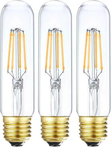 Vista 9 de Leools - Bombilla Edison E26 atenuable de 8 W, igual a 60 W, CA 120 V, blanco suave, 3000 K, bombillas Edison, 75 W, 800 lúmenes, bombilla LED