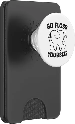 Vista 8 de Dentist Higienist Dientes Asistente Dientes Go Floss Yourself PopSockets Swappable PopGrip