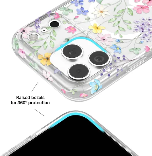 Vista 723 de VELVET CAVIAR Funda para iPhone 15, compatible con MagSafe, probada contra caídas de 10 pies, fundas protectoras de diseño, leopardo color rosa