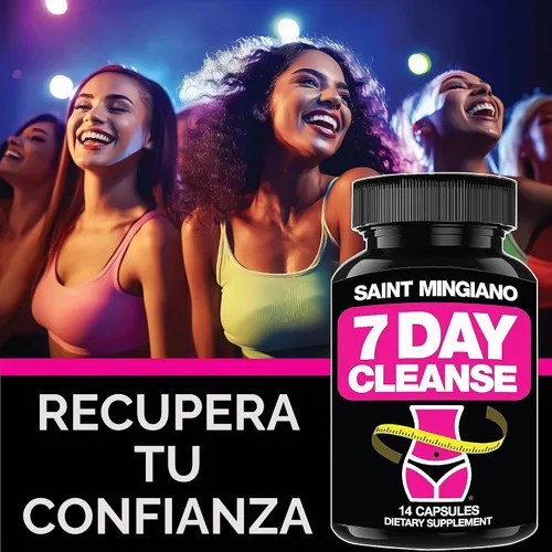 Vista 2 de Programa de Limpieza de 7 Días Desintoxicación del Colon con Laxante Natural para Estreñimiento y Hinchazón Suplementos de Hoja de Sena