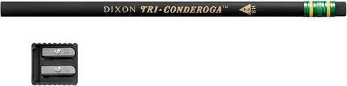 Vista 3 de Ticonderoga LÁPIZ STANDARD TRI-WRITE #2 NEGRO PACK DE 12
