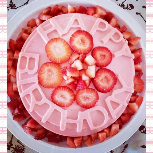 Vista 6 de Moldes de Tarta de Cumpleaños para Hornear Herramientas de Molde de Tarta de Silicona, Molde de Repostería Antiadherente Reutilizable y Duradero