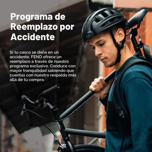 Vista 5 de FEND One Foldable Bike Helmet, CPSC/EN1078 Certified, Award-Winning Patented Smart-Fold Design, Lightweight Commuter Helmet for Adults – Bike