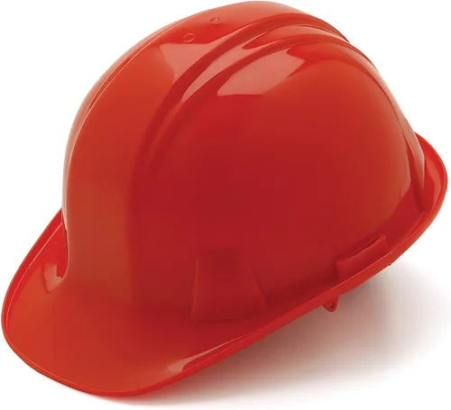 Vista 12 de Pyramex SL Series Cap Style Hard Hat, 4-Point Ratchet HDPE shell, Rain trough, Low-profile design, Fits all head sizes, Construction & utility