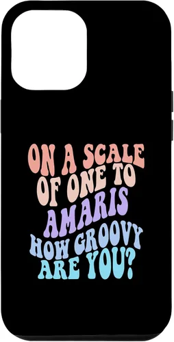 Vista 6 de iPhone 14 AMARIS Cute Retro Girls Groovy AMARIS Personalized Name Case