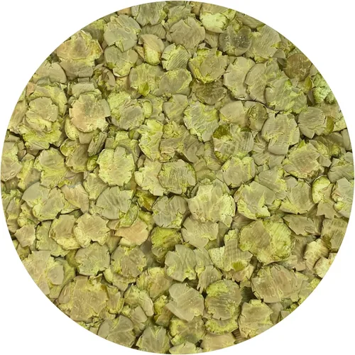 Vista 2 de Exotic Nutrition Copos de guisantes verdes (1 libra) – Golosina de verduras secas naturales saludables – para conejos, cobayas, hámsters