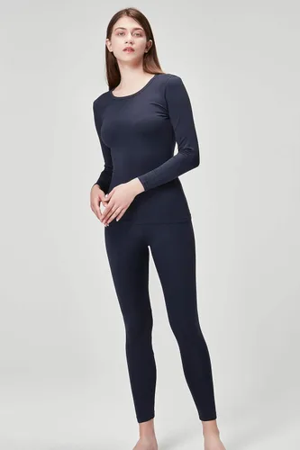 Vista 4 de DEVOPS Conjunto de ropa interior térmica para mujer