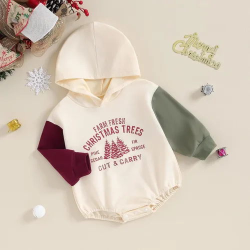 Vista 2 de Ropa de otoño para bebé niño, manga larga, sudadera con capucha de tablero de ajedrez, sudadera con capucha para mamá