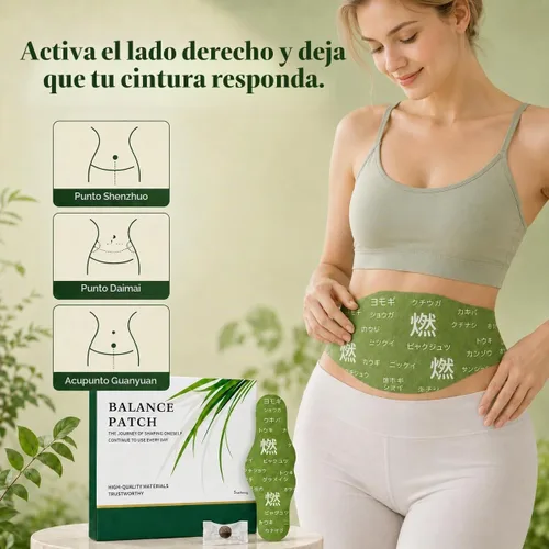 Vista 3 de Parche de equilibrio de hierbas japonesas, ingredientes a base de plantas, diseño adhesivo cómodo, fácil uso tópico, 2 cajas, 10 parches (2)