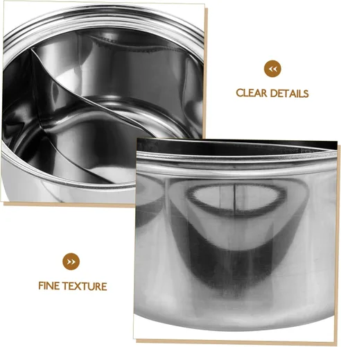Vista 6 de DOITOOL Olla de sopa pequeña de acero inoxidable compatible con olla de inducción Hotpot Liner