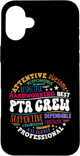 Vista 22 de iPhone XR Parents Teacher Association Team Supporter PTA Crew Case