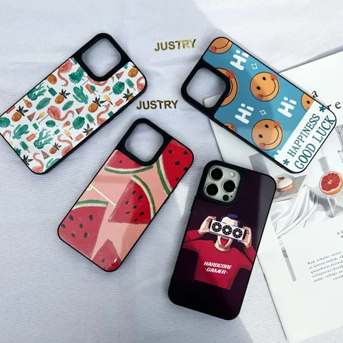 Vista 6 de JUSTRY 5 fundas para teléfono en blanco de sublimación a granel compatibles con iPhone 12/12 Pro, 6.1 pulgadas, fácil de sublimar, personalizable, 2