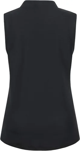 Vista 2 de Polo de golf sin mangas con cuello en V para mujer