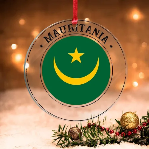 Vista 17 de Bandera de Hungría, adornos para árbol de Navidad, bandera nacional de Hungría, decoración de Navidad, adorno acrílico, recuerdo de Navidad, amantes