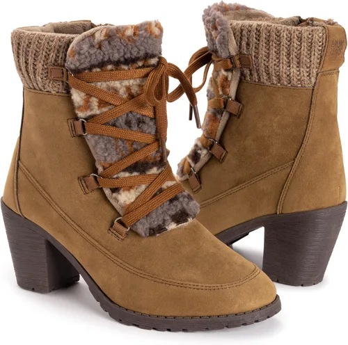 Vista 7 de MUK LUKS Botas de encaje Lilah para mujer