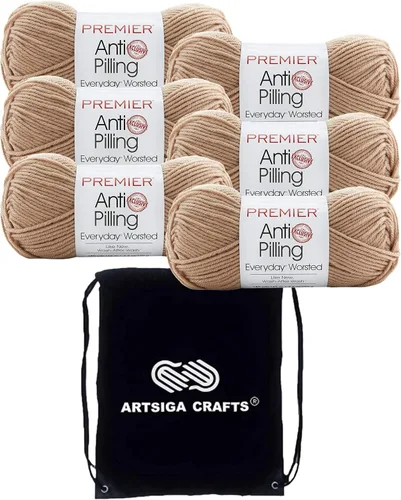 Vista 19 de Premier Yarns Antibolitas para todos los días Blancanieves 100-1 Dn100-1-Snow-White