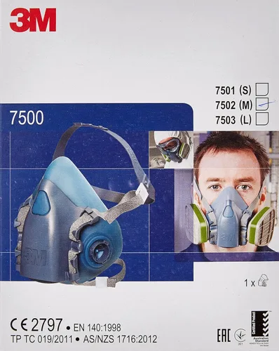Vista 2 de 3M 7500 media máscara Medium