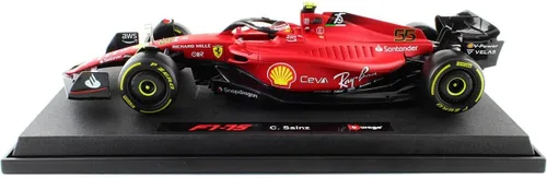 Vista 2 de Bburago 1:18 SFR Ferrari Temporada 2022 Coche