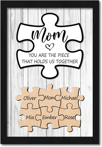 Vista 12 de FLOCHIL Regalos personalizados para mamá, regalos personalizados para mamá, regalos personalizados para mamá, regalos para el día de la madre