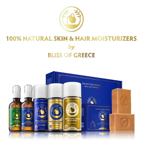 Vista 7 de Aceite corporal Ancient Greek Remedy - Aceite orgánico para después de la ducha para rostro y cuerpo hidratante para piel seca - Aceites