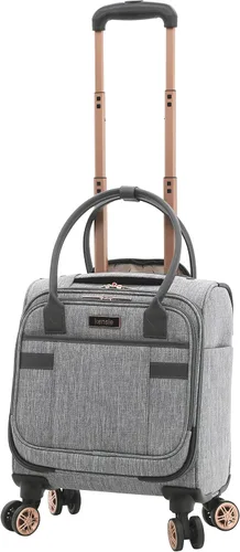 Vista 9 de kensie Hudson Softside - Juego de equipaje giratorio de 3 piezas, Gris brezo, Hudson Softside - Juego de equipaje giratorio de 3 piezas