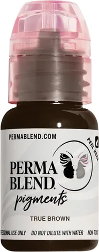 Vista 13 de Perma Blend Pigmento de tinta de tatuaje de cejas rubio jengibre, suministros profesionales de microblading para cejas, botella de 1/2 oz