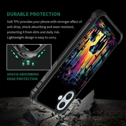 Vista 211 de Funda compatible con iPhone 15, diseño de elefantes africanos, diseño increíble a prueba de golpes, antiarañazos, carcasa trasera de policarbonato