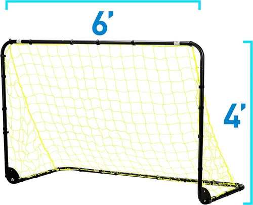 Vista 7 de Metas de fútbol de competencia Franklin Sports - Metas de fútbol de acero portátiles para el patio trasero - Meta de fútbol para adultos y jóvenes