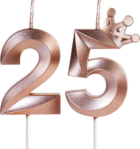 Vista 81 de Velas de cumpleaños número 10 para pastel, velas de oro rosa número 10 con corona, diseño 3D, decoración de pastel de cumpleaños para niñas