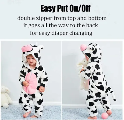 Vista 5 de Disfraces de animales para bebé unisex mameluco para Halloween